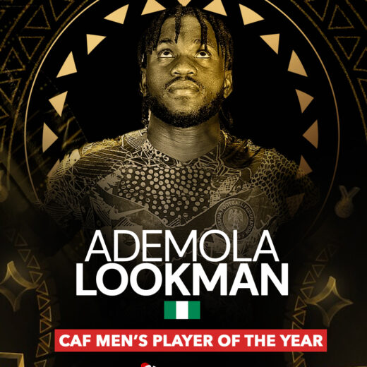 CAF AWARD Winner - Lookman