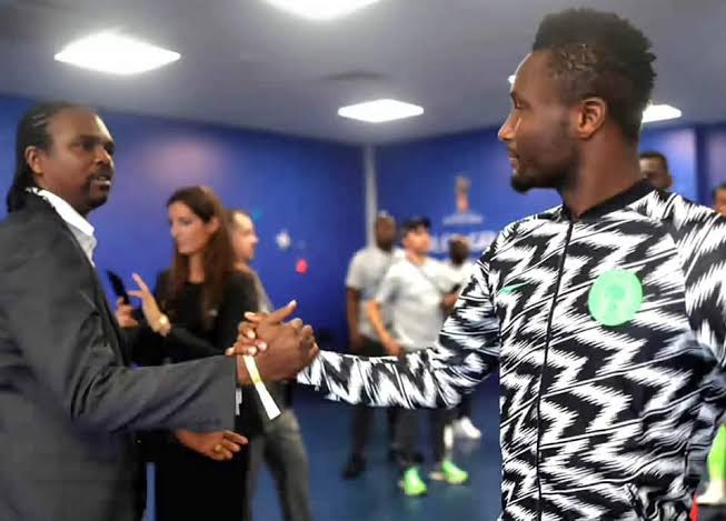 Kanu and Mikel Obi