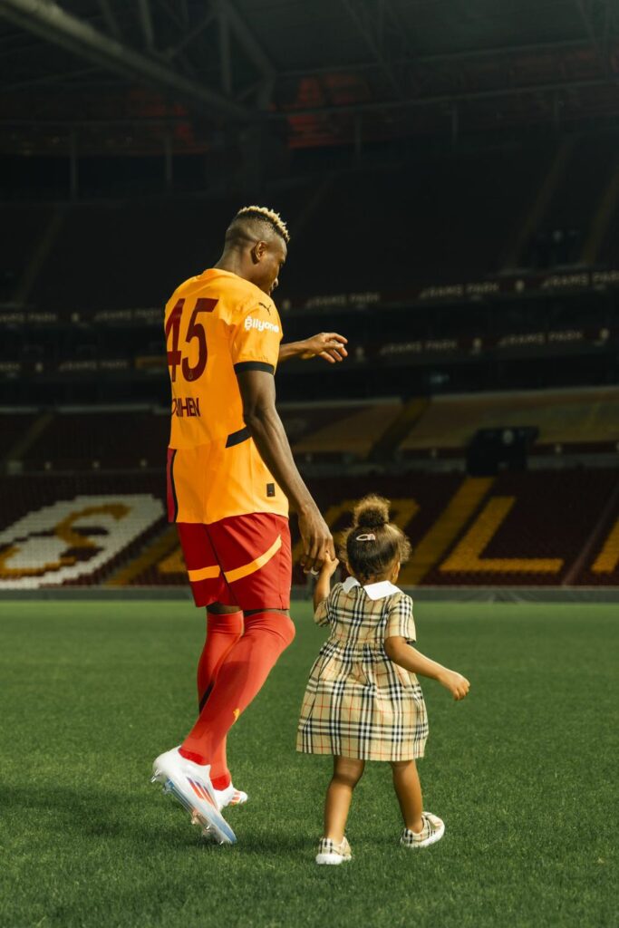 Hailey Victor Osimhen Galatasaray Turkish Super Lig Celebration